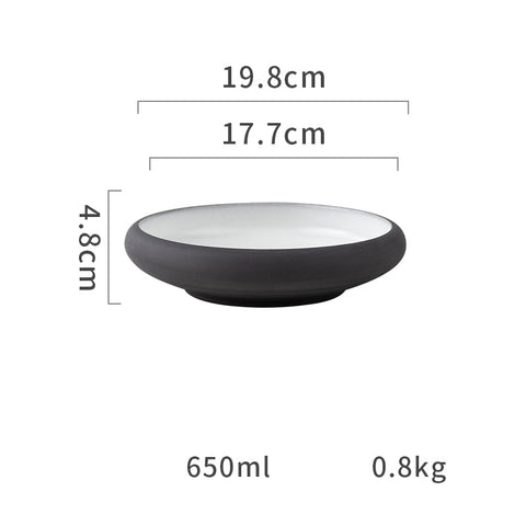 Thick Edge Ceramic Plate - TableGlow