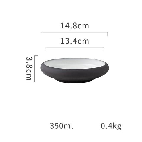 Thick Edge Ceramic Plate - TableGlow