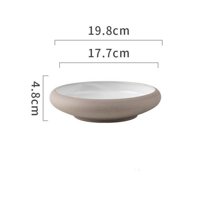 Thick Edge Ceramic Plate - TableGlow