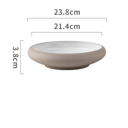 Thick Edge Ceramic Plate - TableGlow