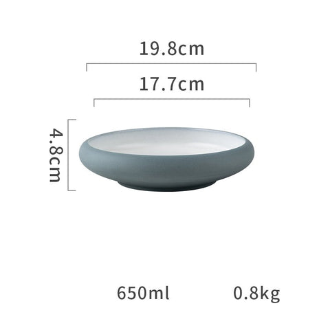 Thick Edge Ceramic Plate - TableGlow