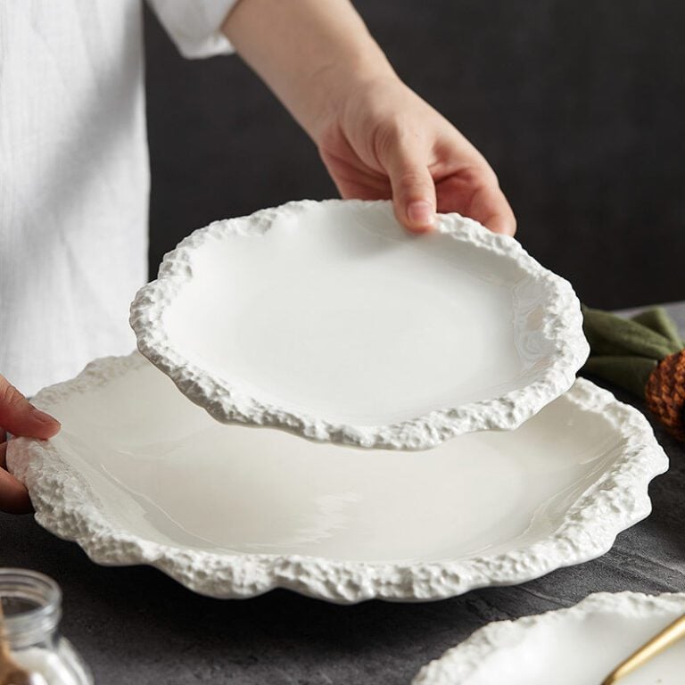 Blanc baroque - Assiette