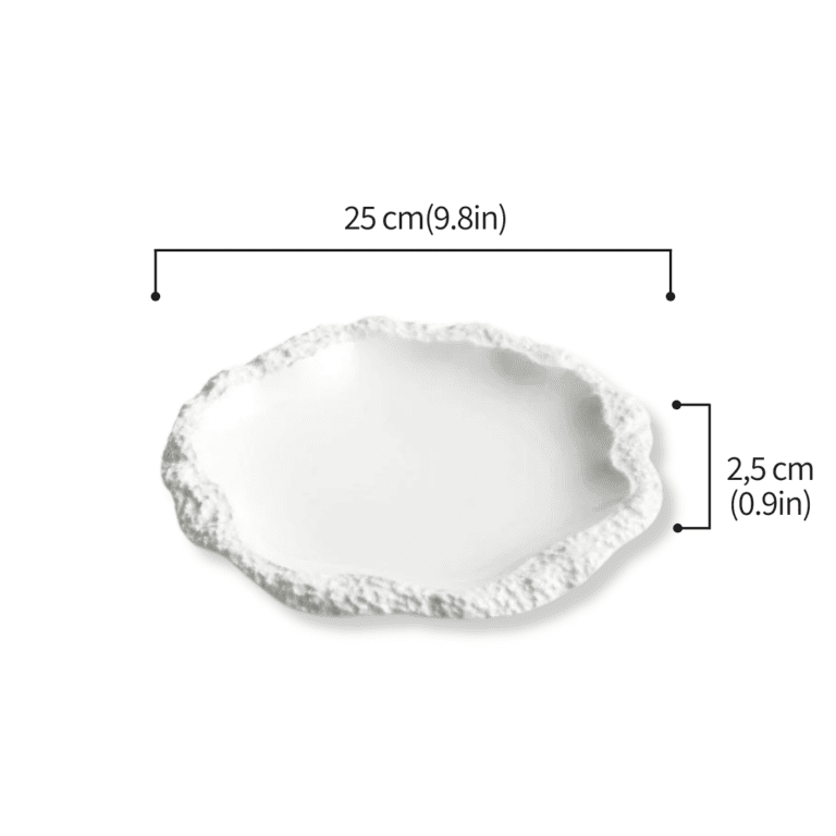 Blanc baroque - Assiette