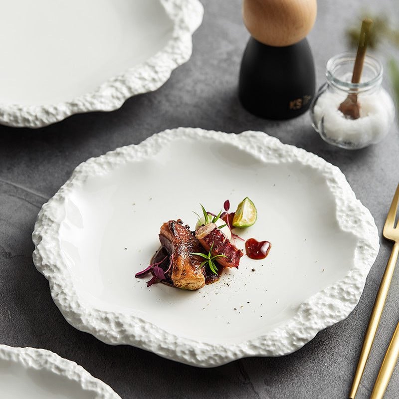 Blanc baroque - Assiette