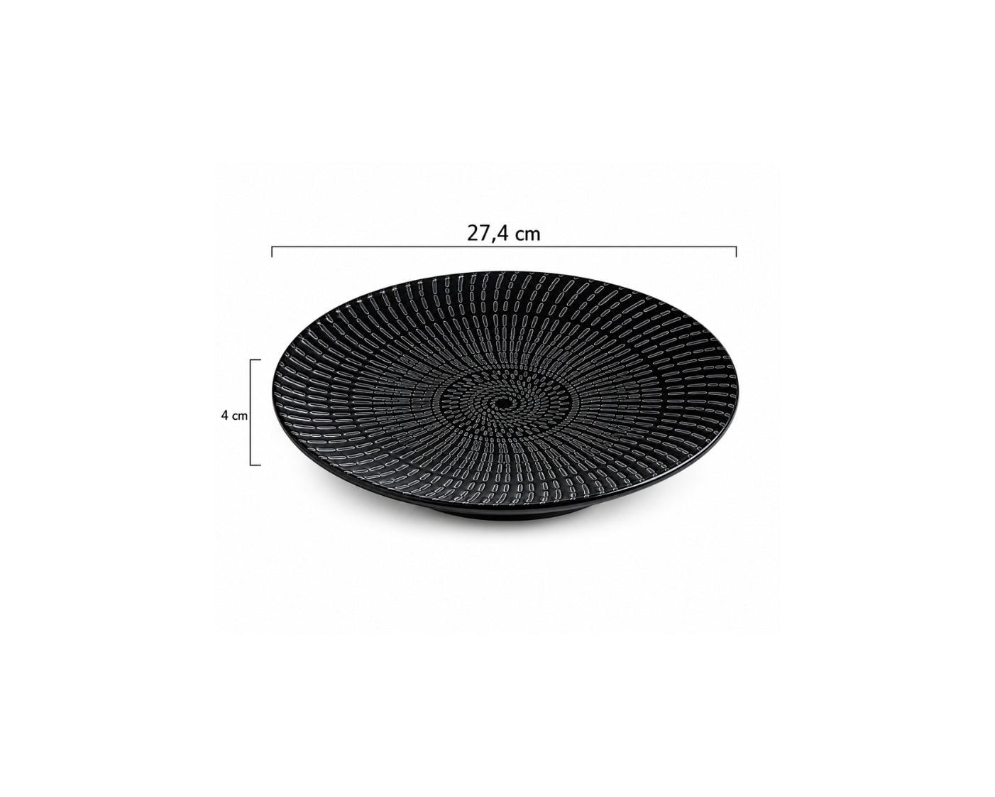 Black Spiral - Plate