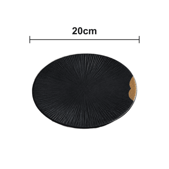 Black & Gold - Plate – Abmessungen (small)
