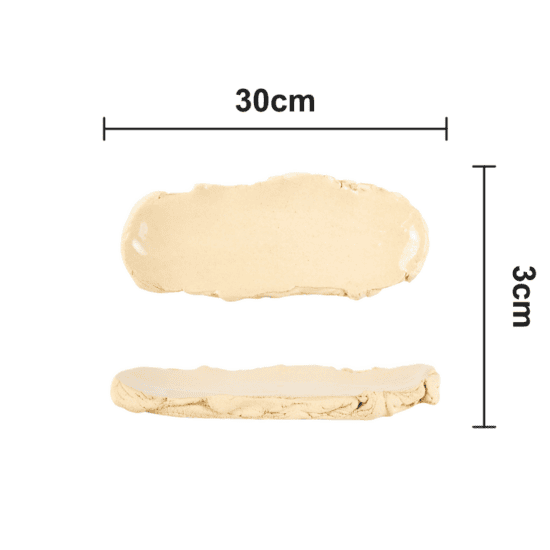 Stretched - Plate – Abmessungen (medium)
