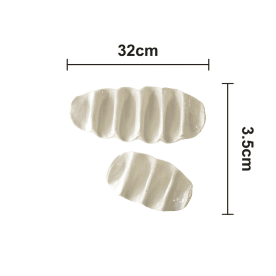 Tacos & Baos - Serving Dish – Abmessungen (4-slices)